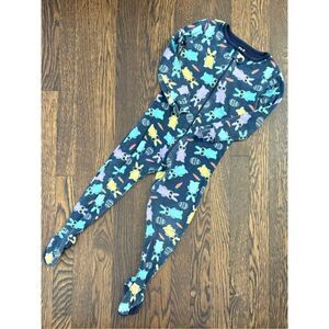 The Children’s PJ Place Toddler 2T Easter Egg Bunny 1-piece Pajamas Footed Sleep